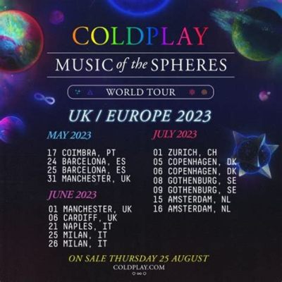 La Gran Gira Europea de Coldplay ¡Música que Trasciende Fronteras!